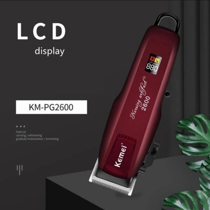 ALAT CUKUR RAMBUT MERK KEMEI PG2600 NEW/Haircliper KEMEI PG2600 NEW