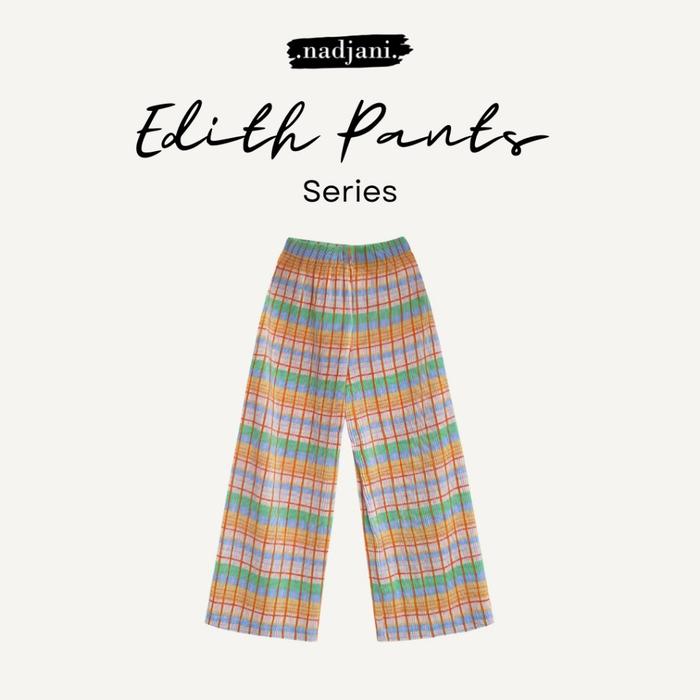 Ready- Nadjani Edith Celana pants printed pleats
