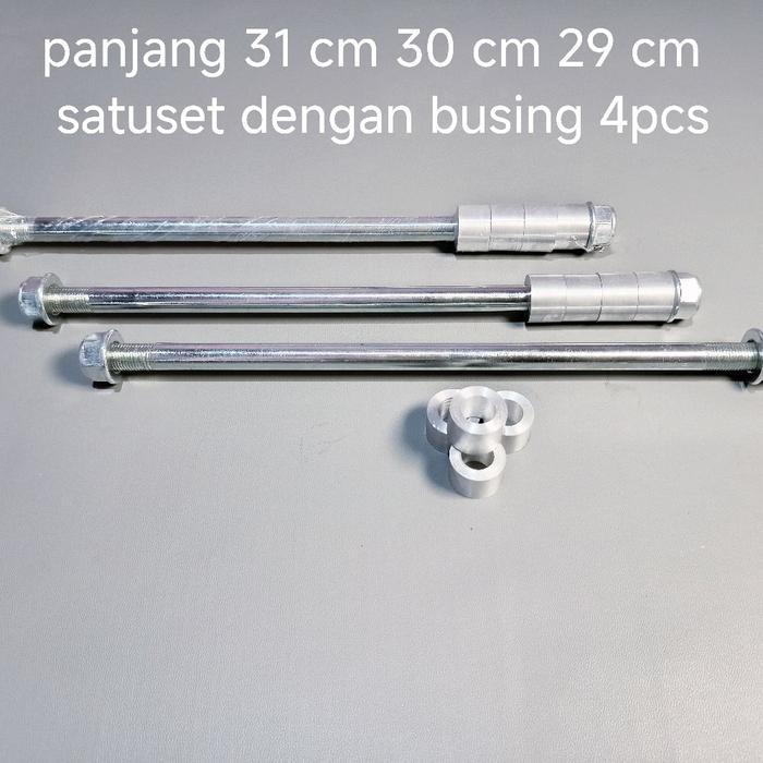 As Underbon/As arm untuk, Mx new,Mx king, Fiz r, Jupiter z, Dan sejenisya diameter as 12mm panjang 2