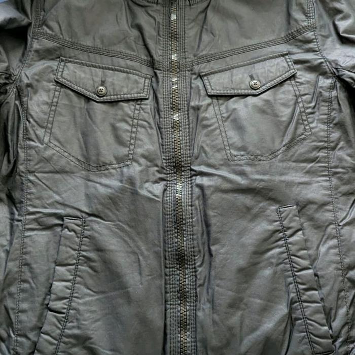 Jaket Biker Hugo Boss Dark Navy Ori