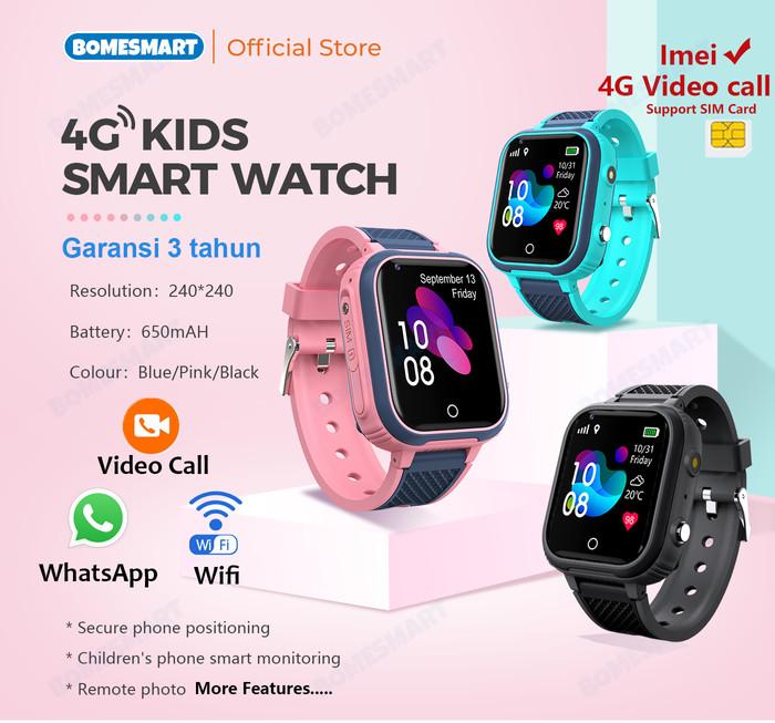 MURAH MURAH ! ANTI AIR JAM TANGAN ANAK 4G VIDEO CALL,WHATSAPP,WIFI,TELEPON,GPS
