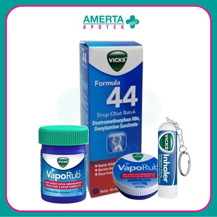 Vicks Formula 44 54ml/VapoRub 10gr/25gr/Vicks Inhaler