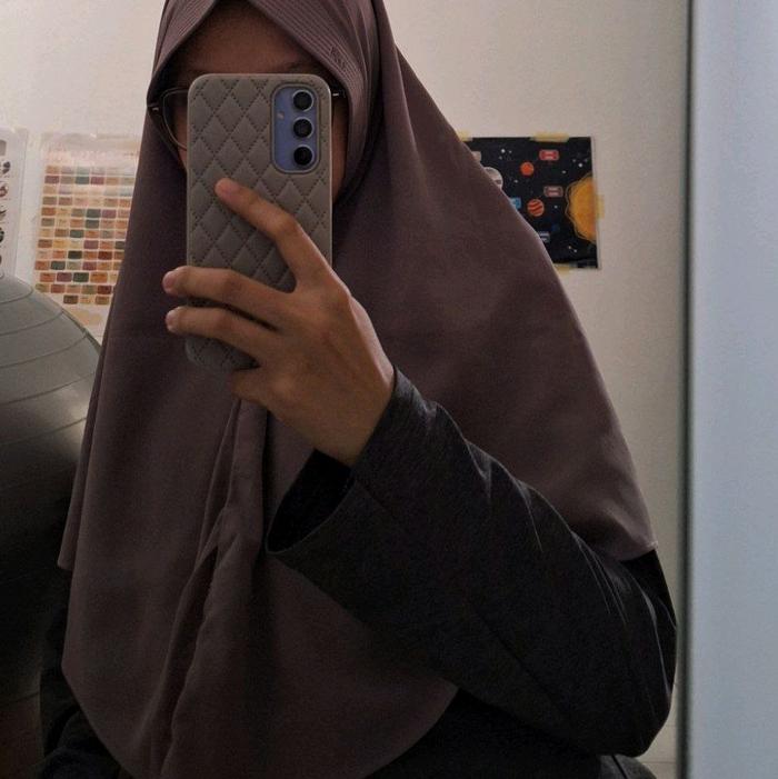 PRELOVED Jilbab / Kerudung Rabbani warna Lilac