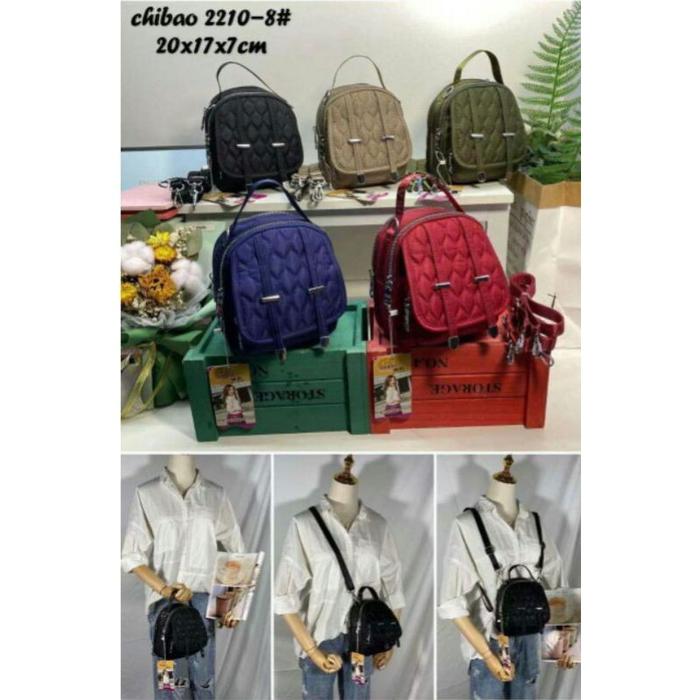Tas Ransel 3in1 Ori Chibao Parasut Tebal 2210-8