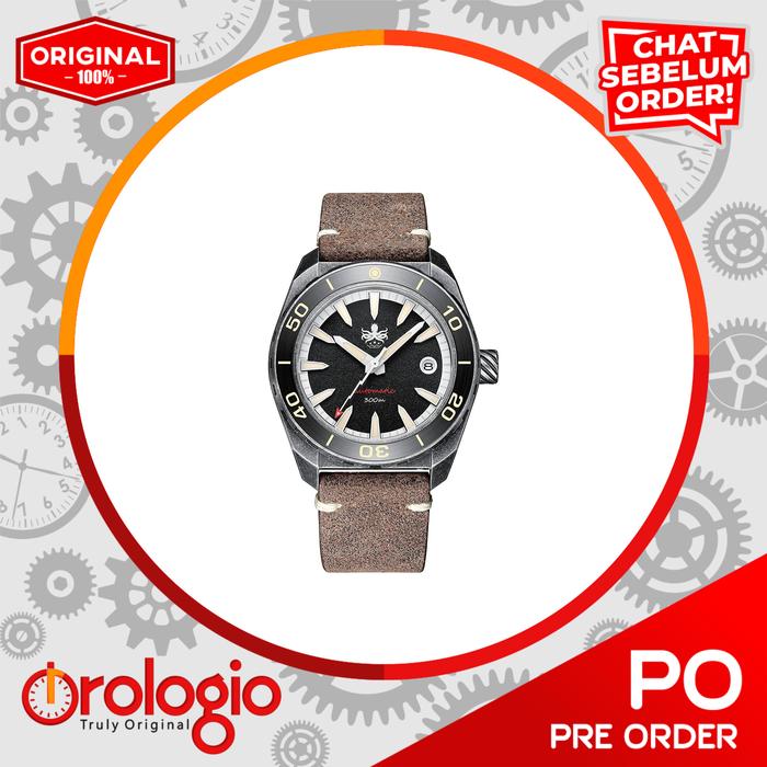 Jam Tangan PHOIBOS Proteus 300M Automatic Diver Watch PY028 Black