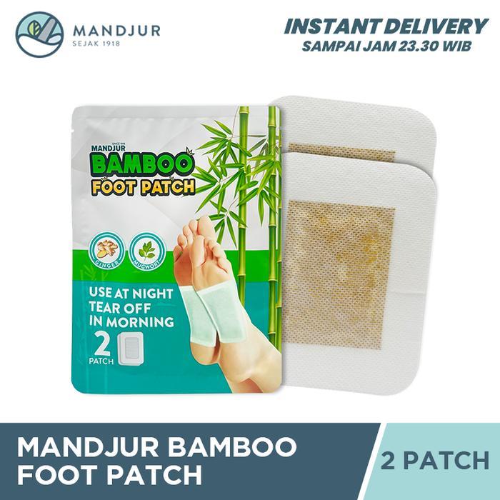 Mandjur Bamboo Foot Patch - Koyo Detox Kaki Bamboo Isi 2 Pcs