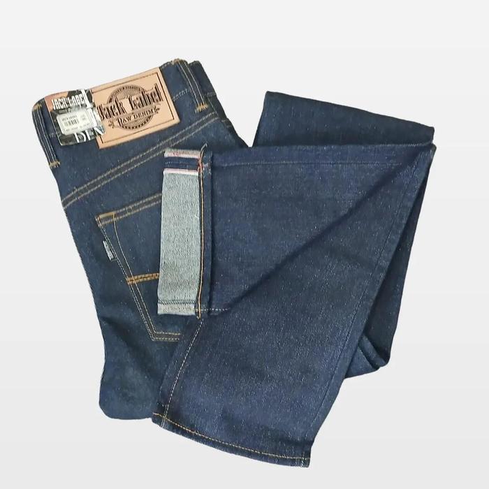 JACK LABEL Sanforized 16Oz Denim Selvedge Accent Extra Deep Indhigo Jeans
