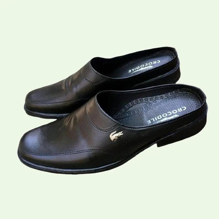 Kulit Swedian Crocodile Terlaris dengan Outsole Karet Kasual Shoes Swimsuit Fabric S - Ukuran 38-44 