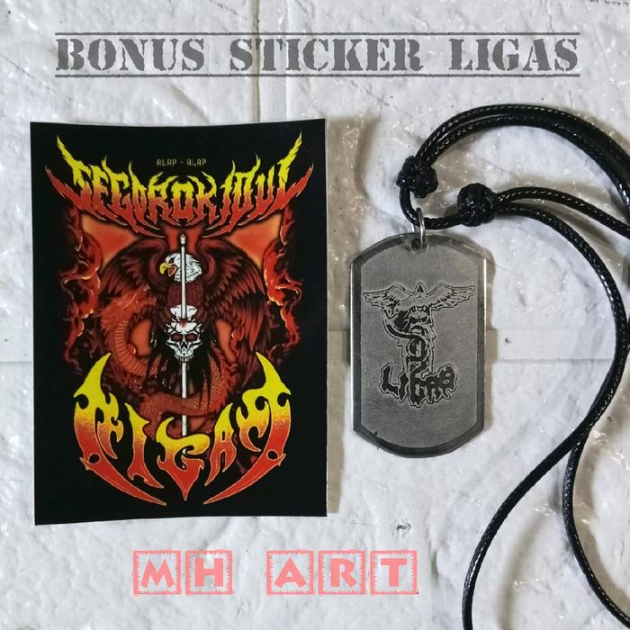 Kalung LIGAS free sticker khas Ligas