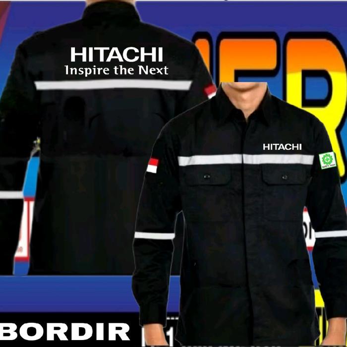 wearpack Hitachikemeja Hitachi baju Hitachi seragam Hitachi kemeja kerja Hitachi baju kerja Hitachi