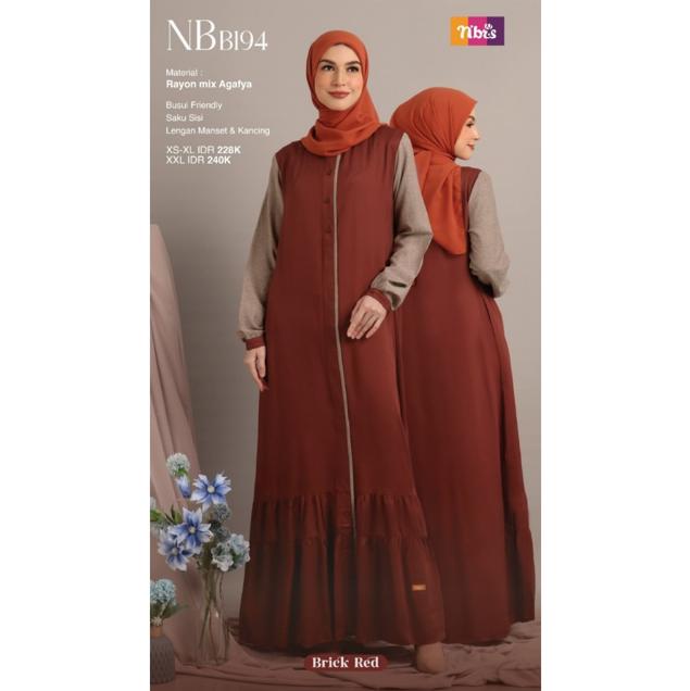 Gamis Dewasa Nibras NB B194