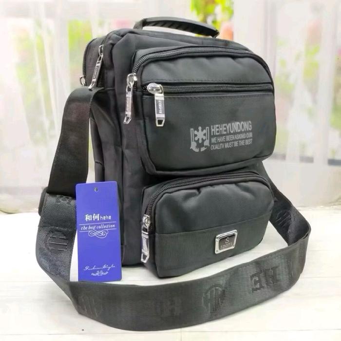 Tas nilon hehebag banyak ruang pria tas kuliah haji umroh