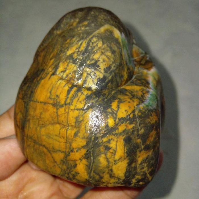 Natural Batu Akik Motif Macan Loreng Asli Sumatera