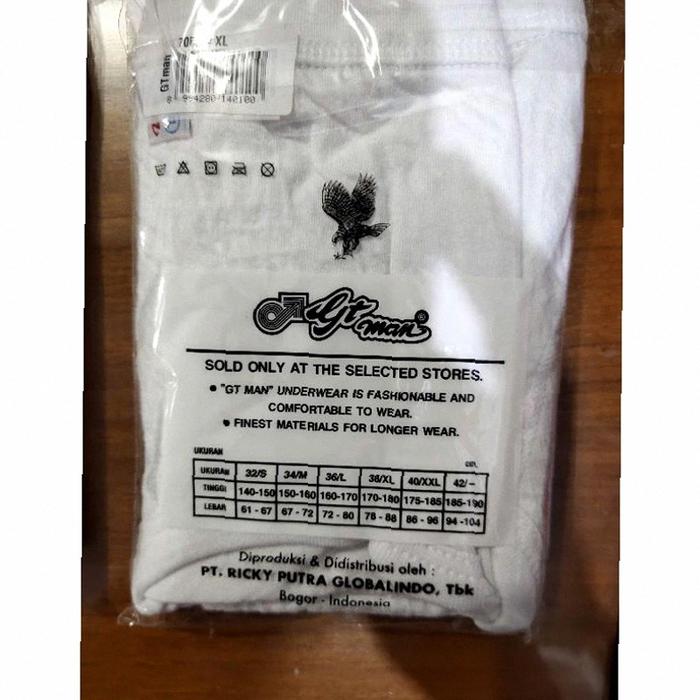 CELANA DALAM GT MAN BABAT 705 B / CD GT MAN 705 B KULIT JERUK /CD PRIA GTMAN BABAT PUTIH / CD GT MAN