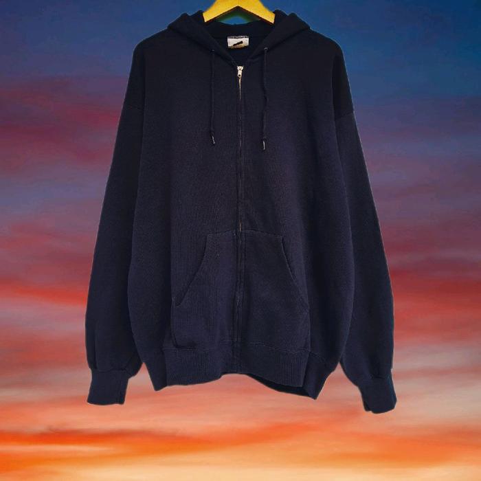 vintage 90s LEE blank zipper hoodie