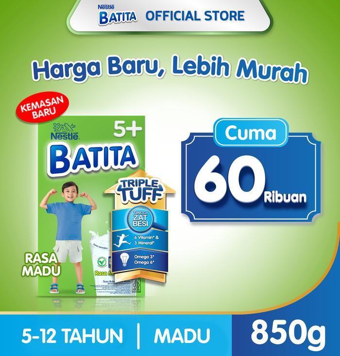 Nestle Batita/Datita 5+ Madu Susu Anak 5-12 Tahun Box 850g