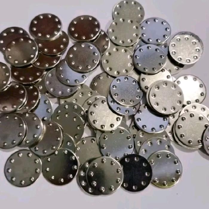Plat besi diameter 2 mm - plat besi paket 100 pcs