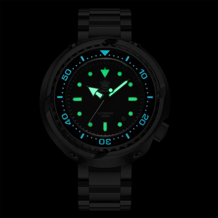 Steeldive SD1978 New Arrival Oversize 53.6mm Stainless Steel Case 1000m Waterproof NH35 Automatic Tu