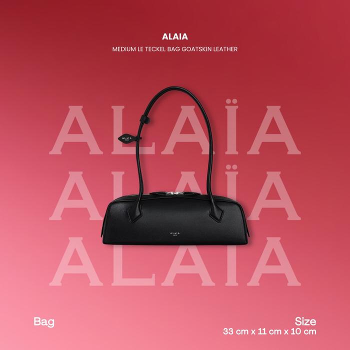 ALAIA Medium Le Teckel Bag Goatskin Leather (100% Authentic Original)