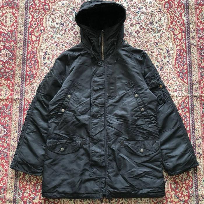 Jaket Alpha indsutries n3b parka jacket Vintage military alpha industries HH384