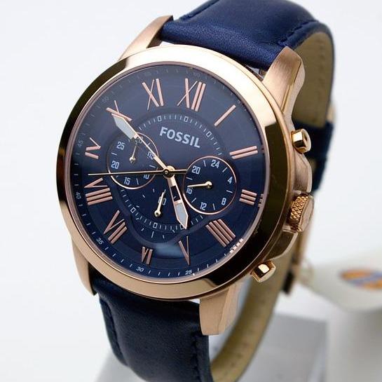 JAM TANGAN PRIA FOSSIL FS4835 GRANT CHRONOGRAPH ORIGINAL