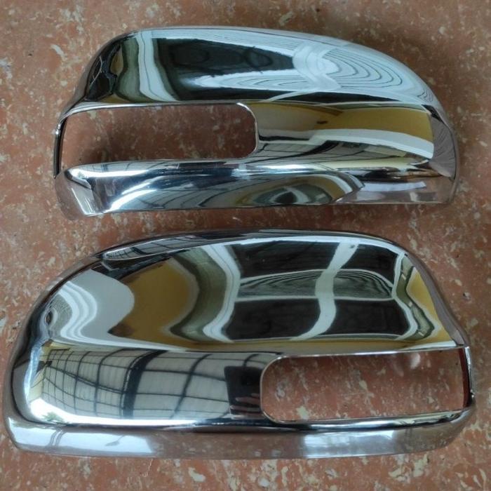 cover tutup pelindung spion utama mobil toyota rush Terios lama 2007 sampai 2017 chrome crome hitam