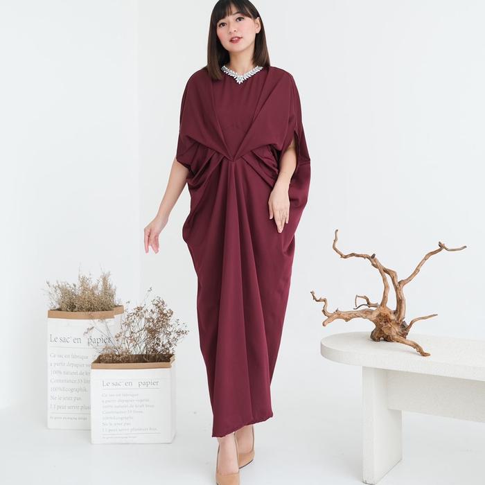 Ameera Kaftan Stone Wanita Abaya Kekinian
