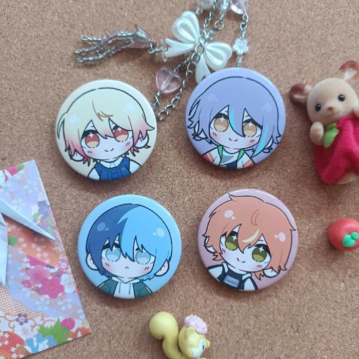 Souffales | Project Sekai Tsukasa Tenma Kamishiro Rui Akito Shinonome Toya Aoyagi Pin Badge 4.4cm Gl