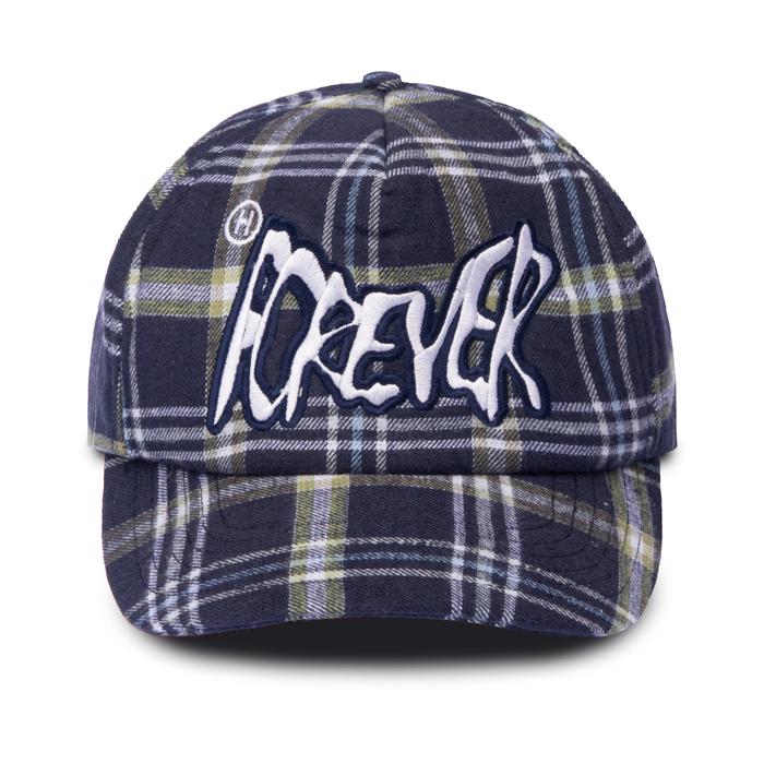 hokidoky - flanel caps blue