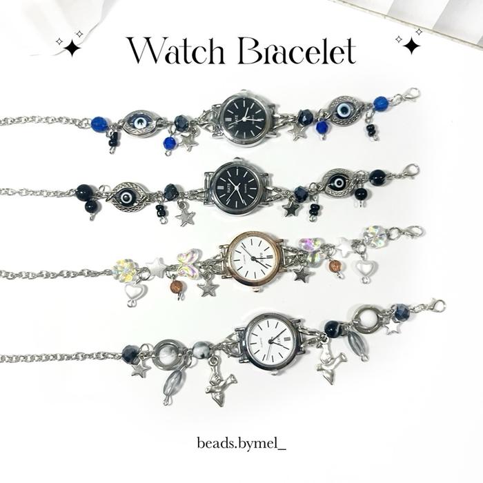 Limited Edition Jam Tangan Manik Hindia | Jam Tangan Hindia | Jam tangan Charm | Jam Tangan Aestheti
