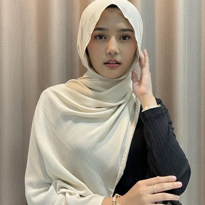 Pashmina Viscose Bamboo bahan Viscose