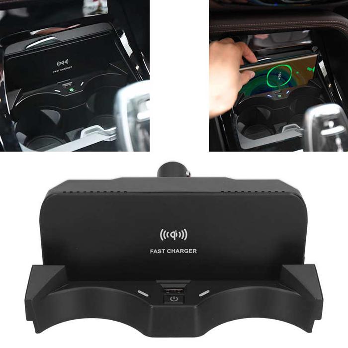 15W Wireless Car Charger 18W QC3.0 USB Interface Fast Charging Tool