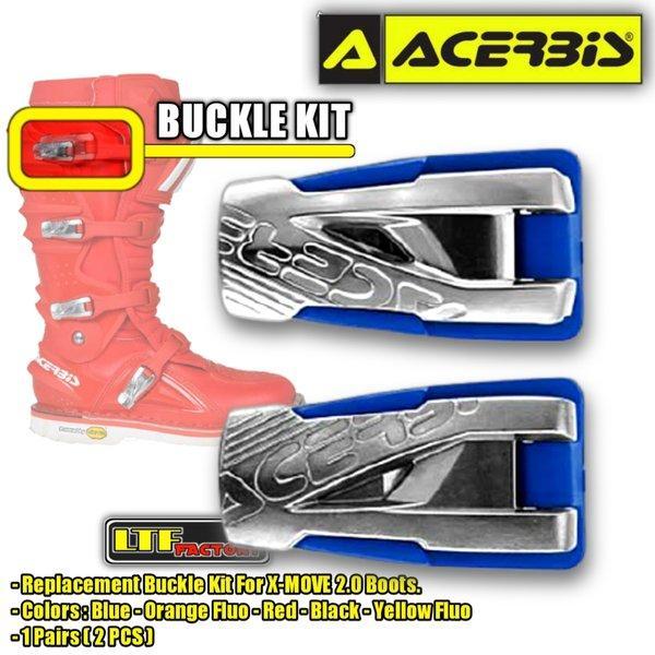 ACERBIS X-MOVE BOOTS BUCKLE STRAP LOCKER KIT - KEPALA PENGUNCI TALI SEPATU TRAIL - MOTOCROSS ORIGINA