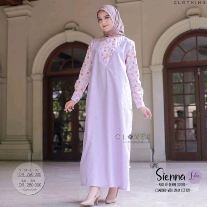 clover clothing gamis sienna lilac XXL original