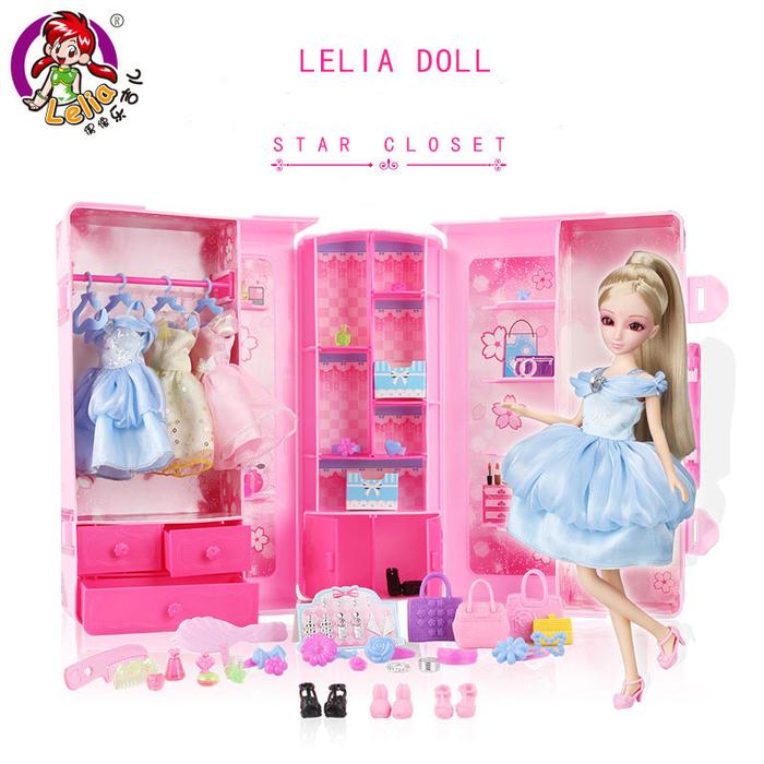 Asli Lelia boneka gadis mainan boneka Mode pakaian sepatu pakaian
