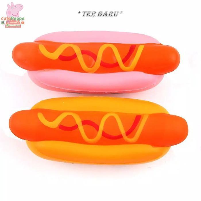 Tb- Squishy Hot Dog Hotdog Sanqielan Wangi Slow Jumbo / Squisy Roti