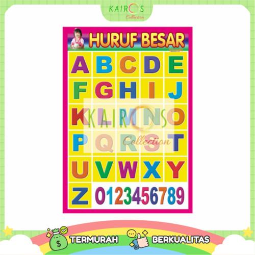 Poster Anak Edukasi - Abjad Huruf Besar