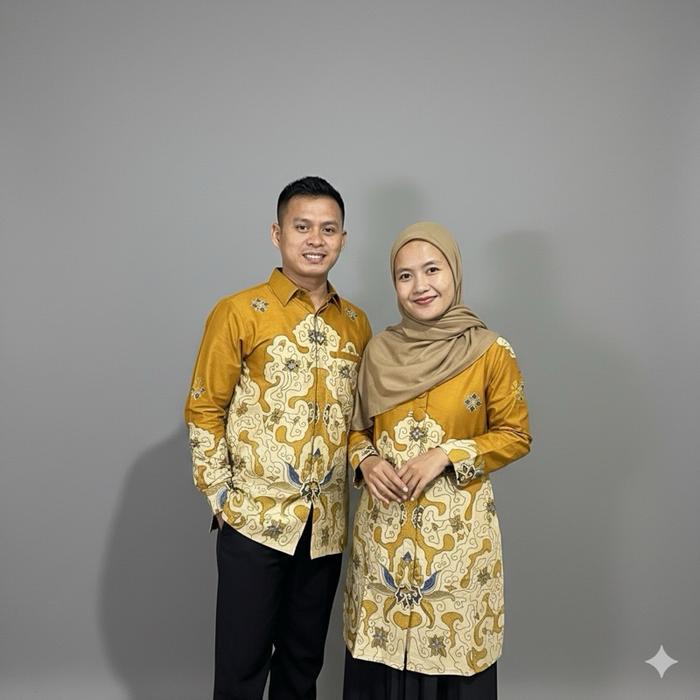 Baju Batik Kemeja Tunik Bahan Katun Prima Premium Model Tunik Dan Kemeja Jaitan Semi Jas Seragam Cou