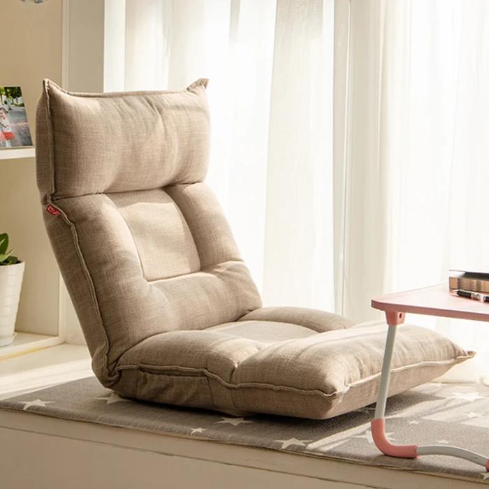 Folding Single Small Sofa, Tatami Seat, Simple Lazy Sofa, Bedroom Balcony Bay Window Backrest Lounge