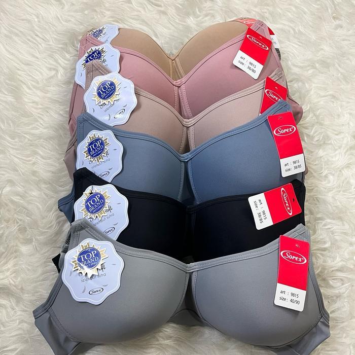 Terlaris- Bra Sorex Silky Soft Bh Harian Busa Tanpa Kawat Lusinan -Gratisongkir