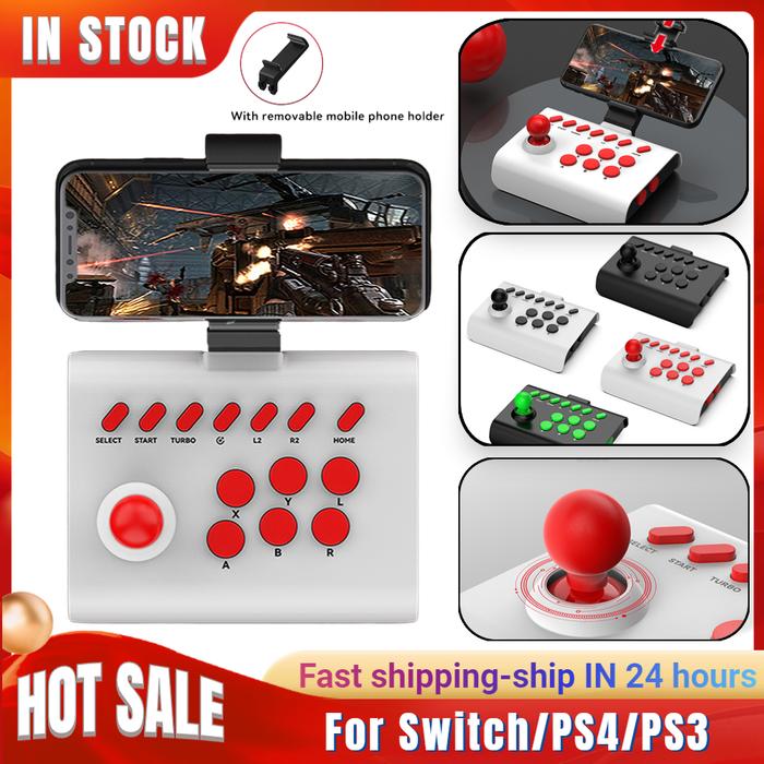 Potable Arcade Joystick 3 Connection Modes Arcade Stick Controller