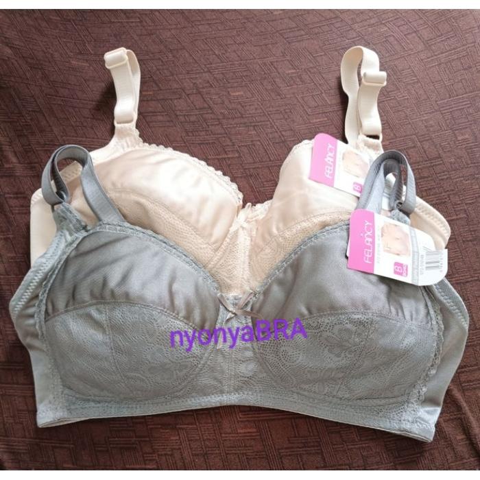 Felancy Bra tanpa kawat & busa cup B,C, 36,38,40,42, 072-1014