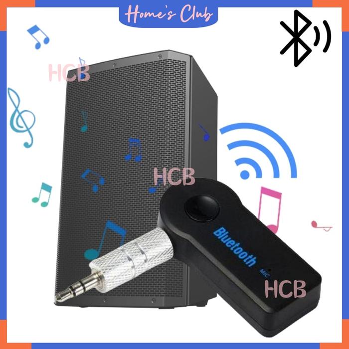 HCB Receiver Bluetooth 3.5Mm / Music Wireless Handsfree Car Connector / Audio Receiver Mobil Bluetoo