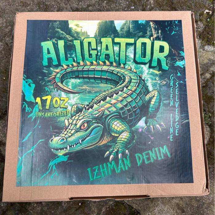 Izhman denim aligator 17oz unsanforized