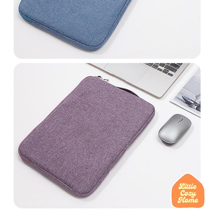 Tech Pocket Laptop Sleeve 13 14 15 15.6 Inch / Tas Laptop Sarung Pouch Cover Komputer Leptop Multifu