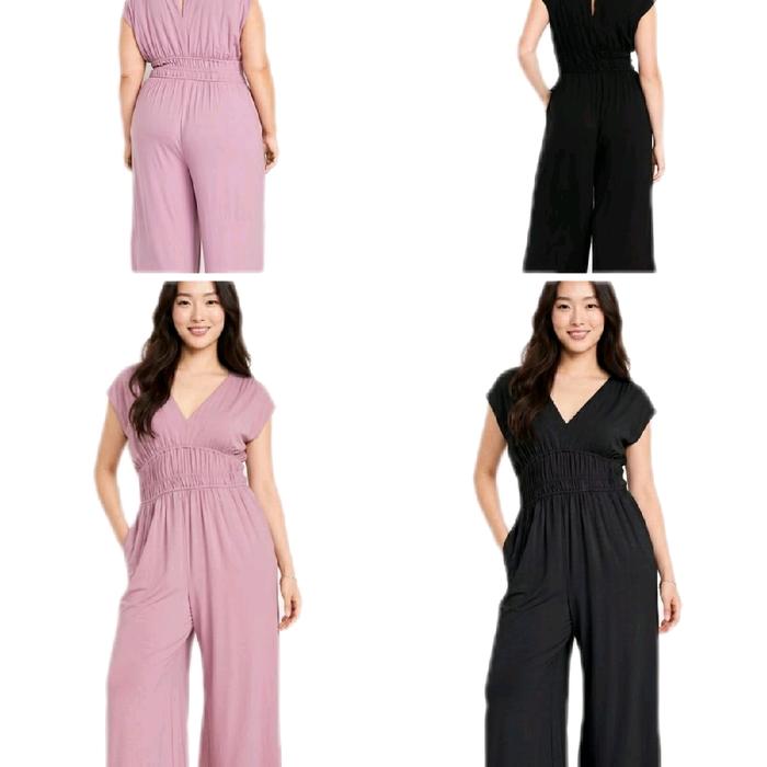 OLD Jumpsuit SISA EKSPORT KANCING BELAKANG SISA EKSPORT