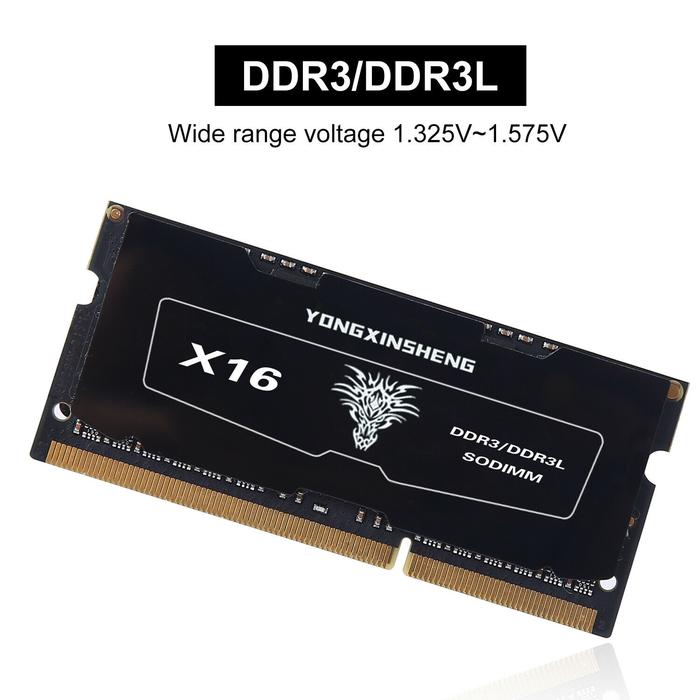 Hitam 2GB 4GB 8GB RAM PC3L-12800 14900 Laptop SO-DIMM DDR3L 1600
