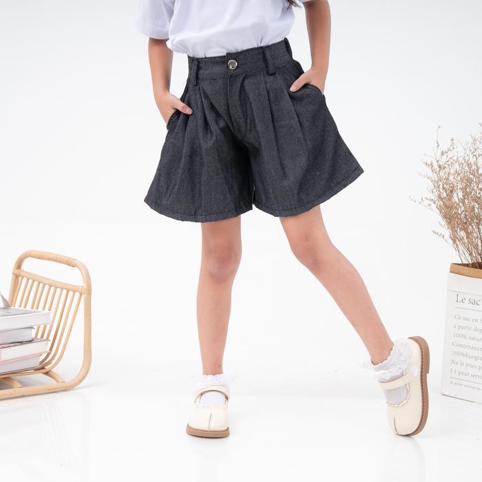 Celana Pendek Kulot Anak Perempuan Nudie Jeans Premium | Celana Anak Hot Pants Fashion Casual Usia 2