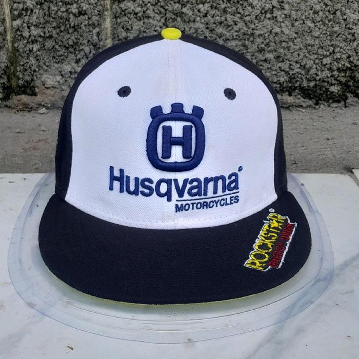 Topi snapback NEW ERA X HUSQVERNA X ROCKSTAR ENERGY mlb metal mulisha fox