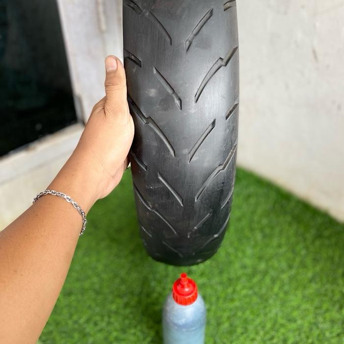Ban motor seken merk dunlop ukuran 120/70 Ring 17 (free cairan tubeless) cocok untuk vixion sejenisn